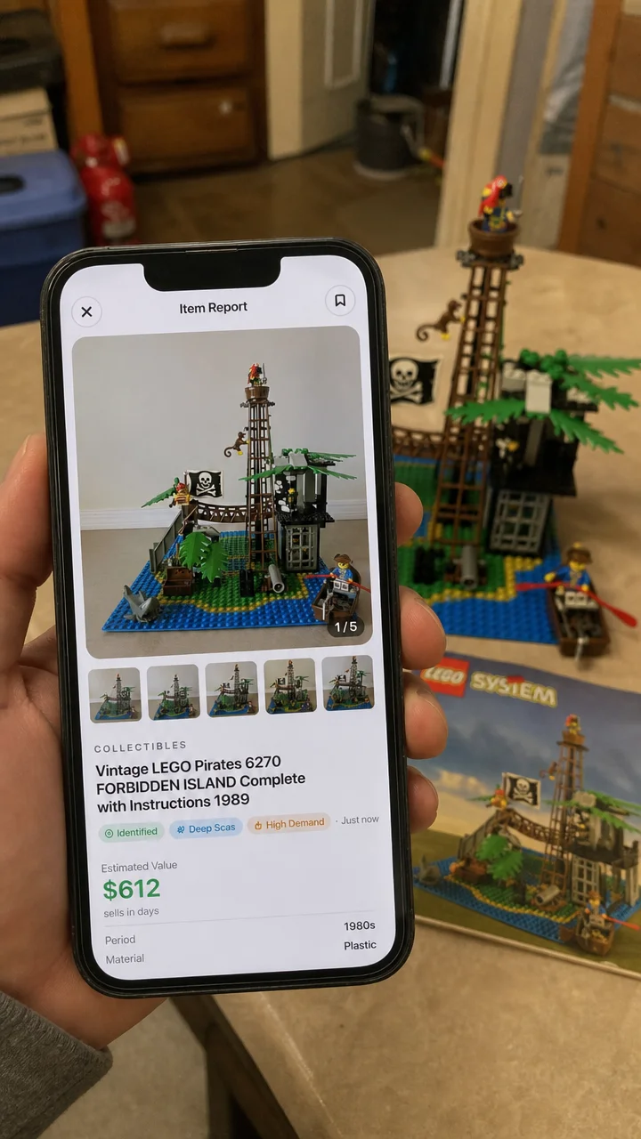 LEGO Pirates 6270 found and appraised at $612 with Value Scout